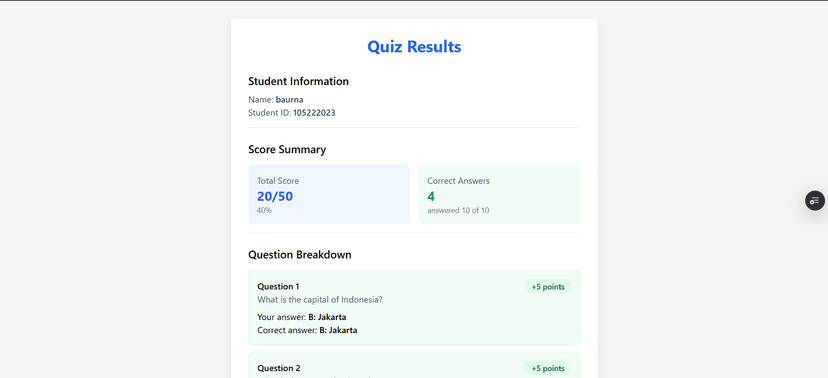 Quiz Web App